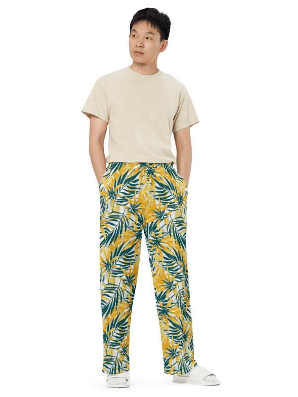 Tropical Summer | Unisex Wide-Leg Pants product image (5)