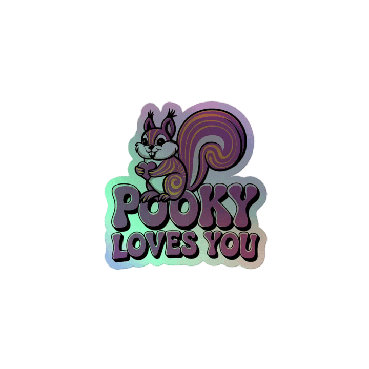 Pooky's Love Holographic Sticker Sheet product image (2)