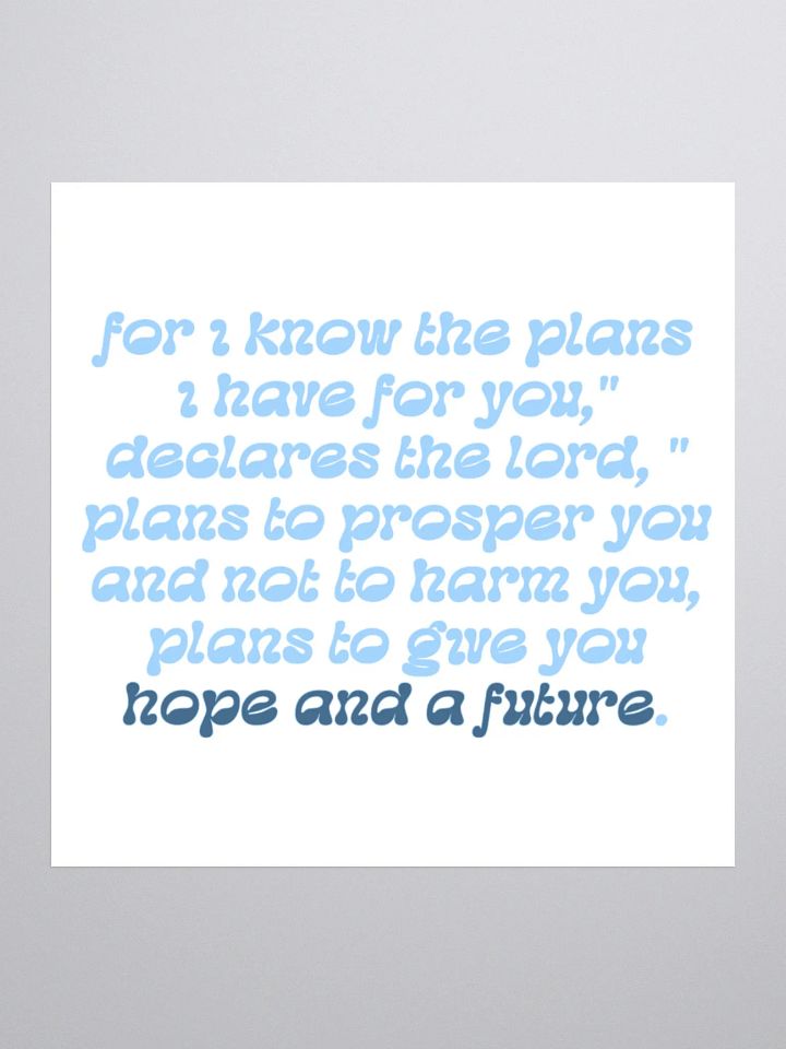 God's Plan Stickers product image (1)