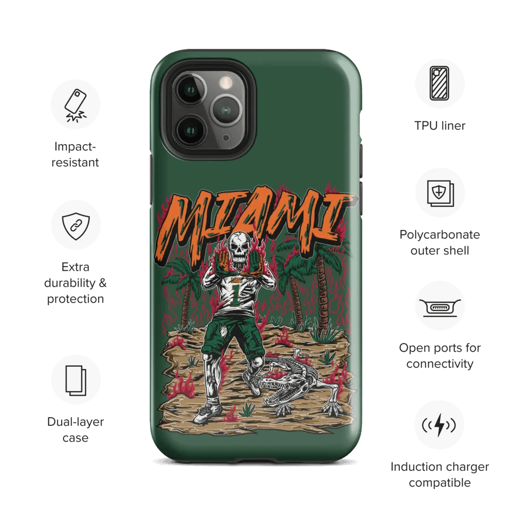 Welcome to Miami Football Phone Case product image (54)