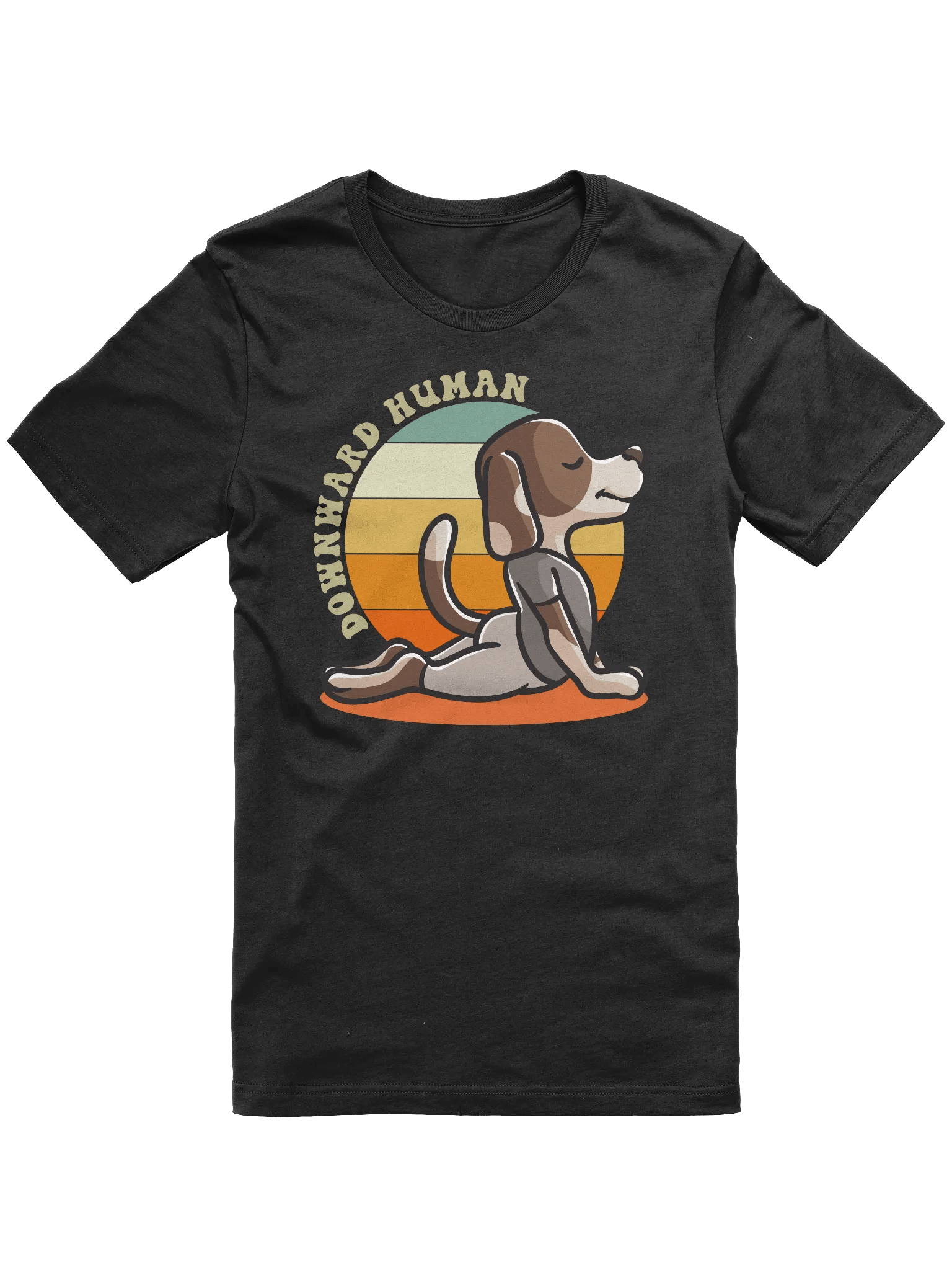 Down Dog Yoga Downward Human Yoga T-Shirt product image (1)