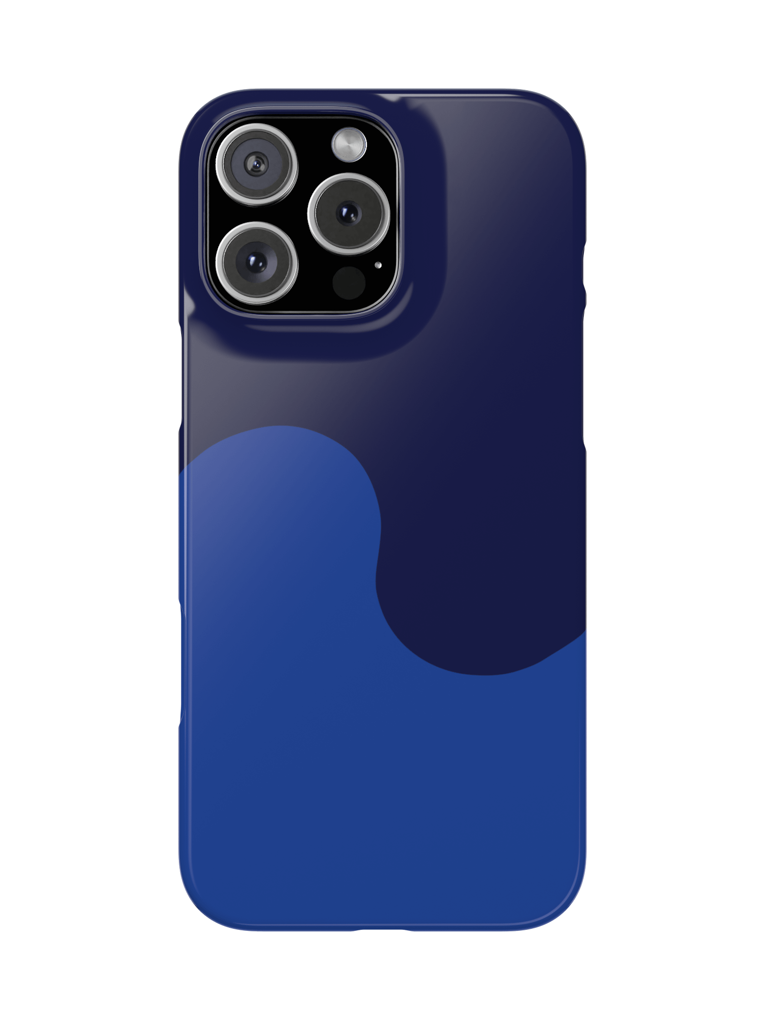 Deep Sea Blue Minimal Wave iPhone Case product image (13)