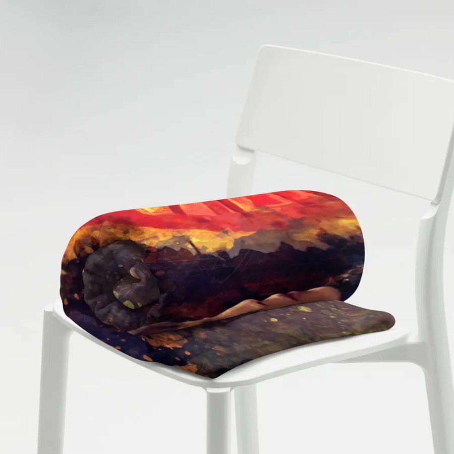 BTS - Jimin Iconic Fan Dance Throw Blanket - Designed by ChimberArt product image (7)