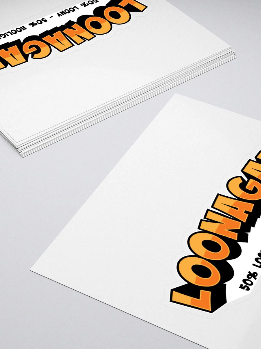 Loonagan Funny Sticker: 50% Loony, 50% Hooligan! product image (12)
