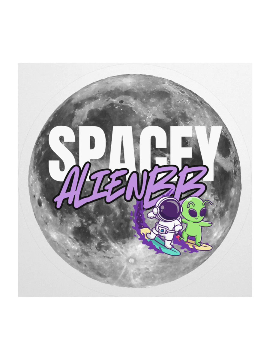 Surfin' Spacey Stickie product image (1)