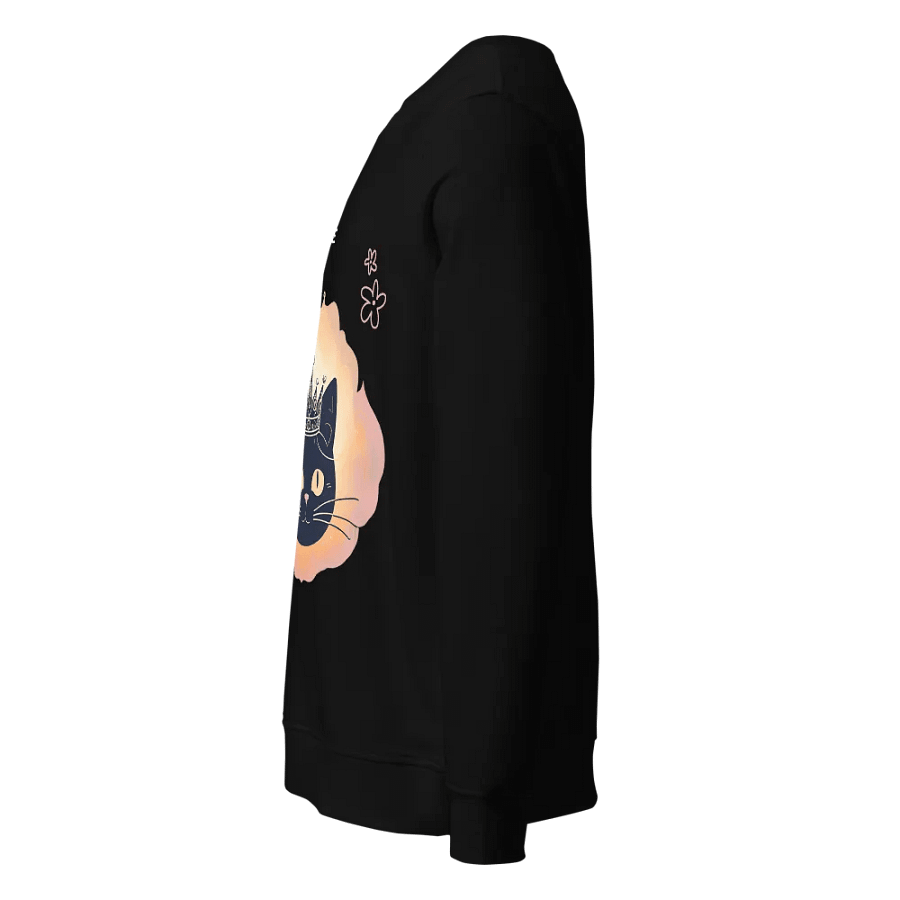 Cosmic Cat Crown Organic Sweatshirt product image (3)