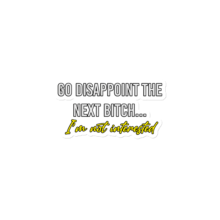 nope snark - disappoint magnet product image (2)