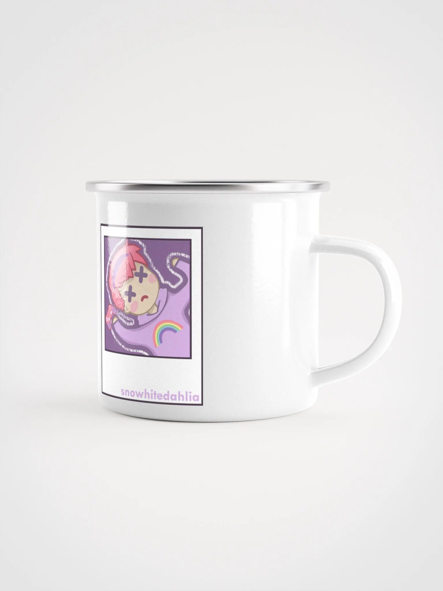 RIP Dahlia Enamel Mug product image (3)
