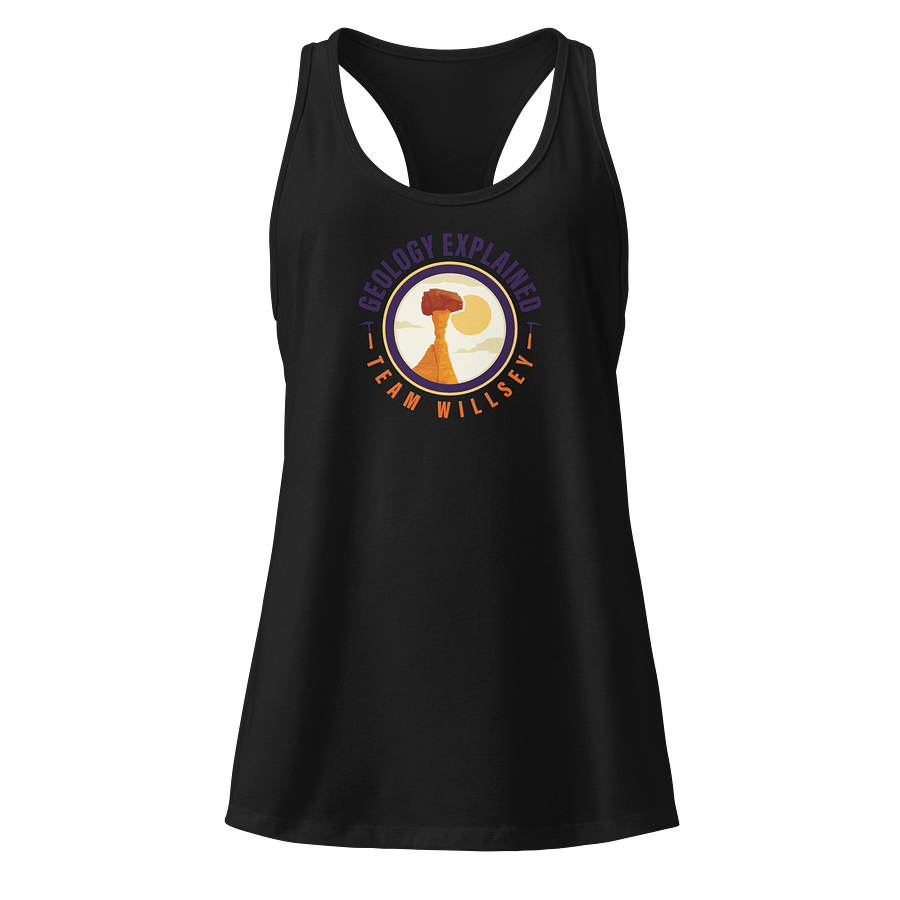 Sunrise Geology Racerback Tank Top w/center logo product image (1)