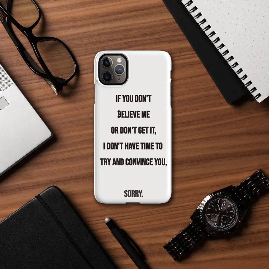 SATOSHI Quote - iPhone Snap Case product image (56)