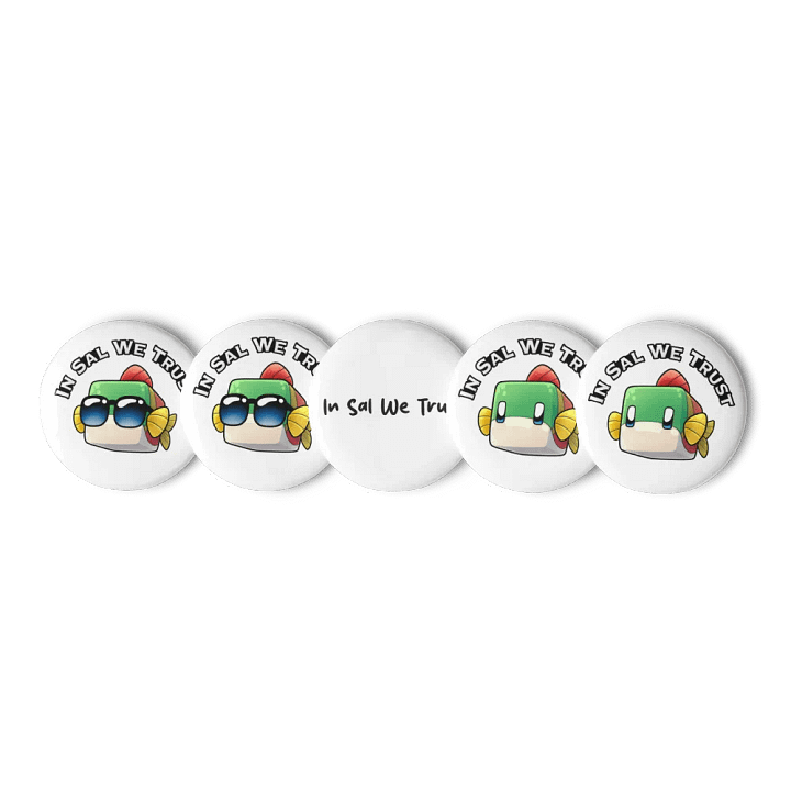 In Sal We Trust Buttons product image (2)