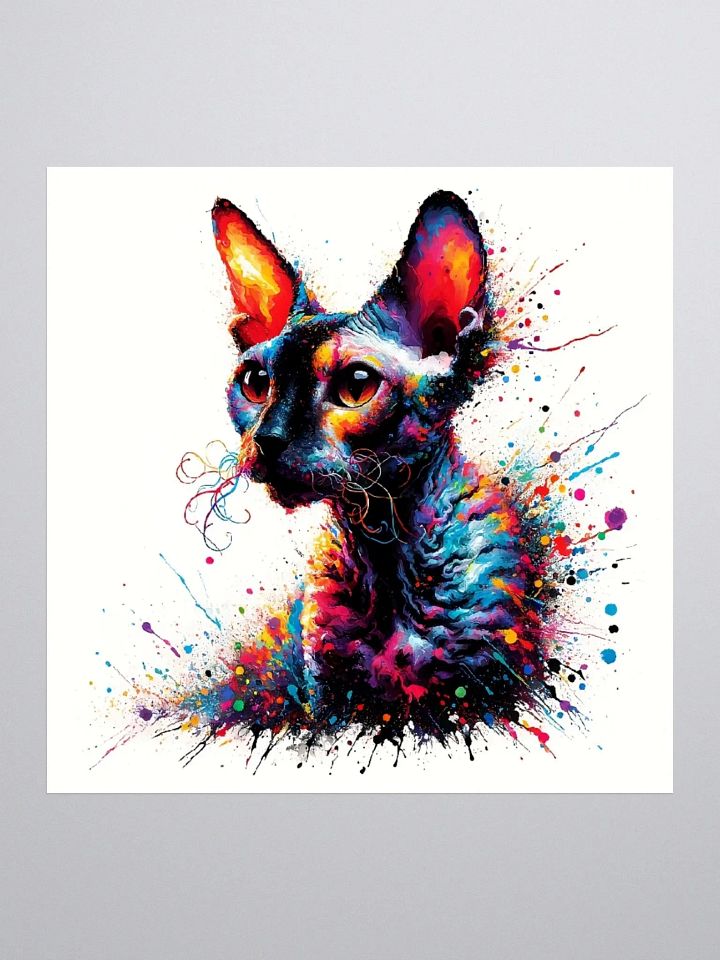 Kiss Cut Stickers: Cornish Rex 2 product image (1)