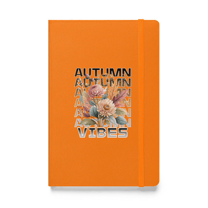 Autumn Vibes Boho Flowers Hardcover Journal product image (1)