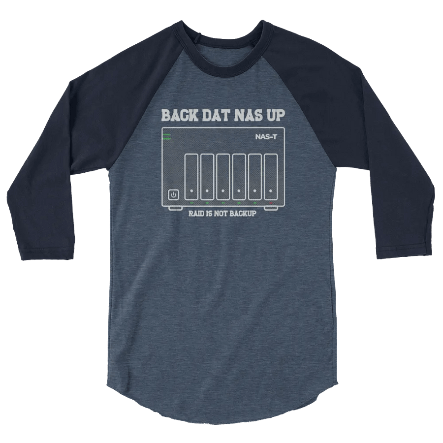 Back Dat NAS Up - Raglan Tee product image (4)