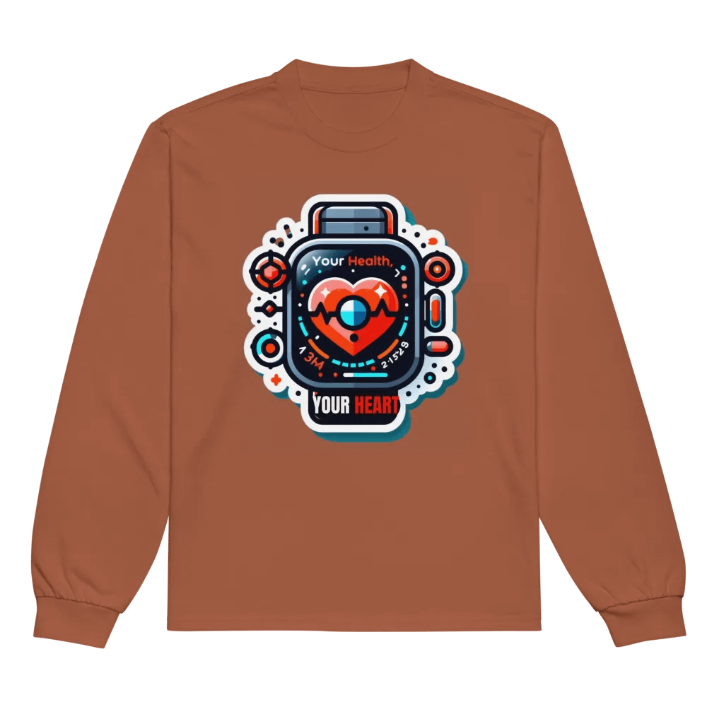 Heartbeat Tracker Unisex Long Sleeve Shirt product image (7)