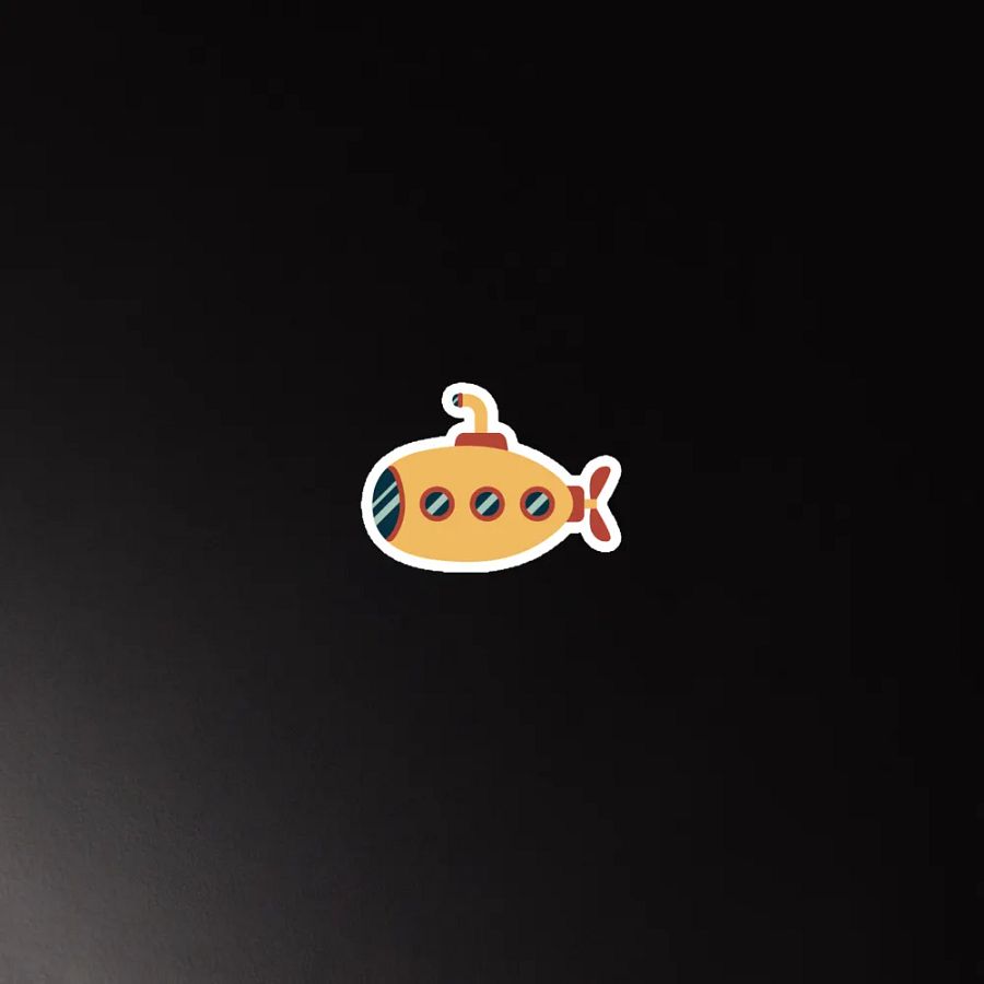 "Yellow Submarine" Die-Cut Magnets product image (7)