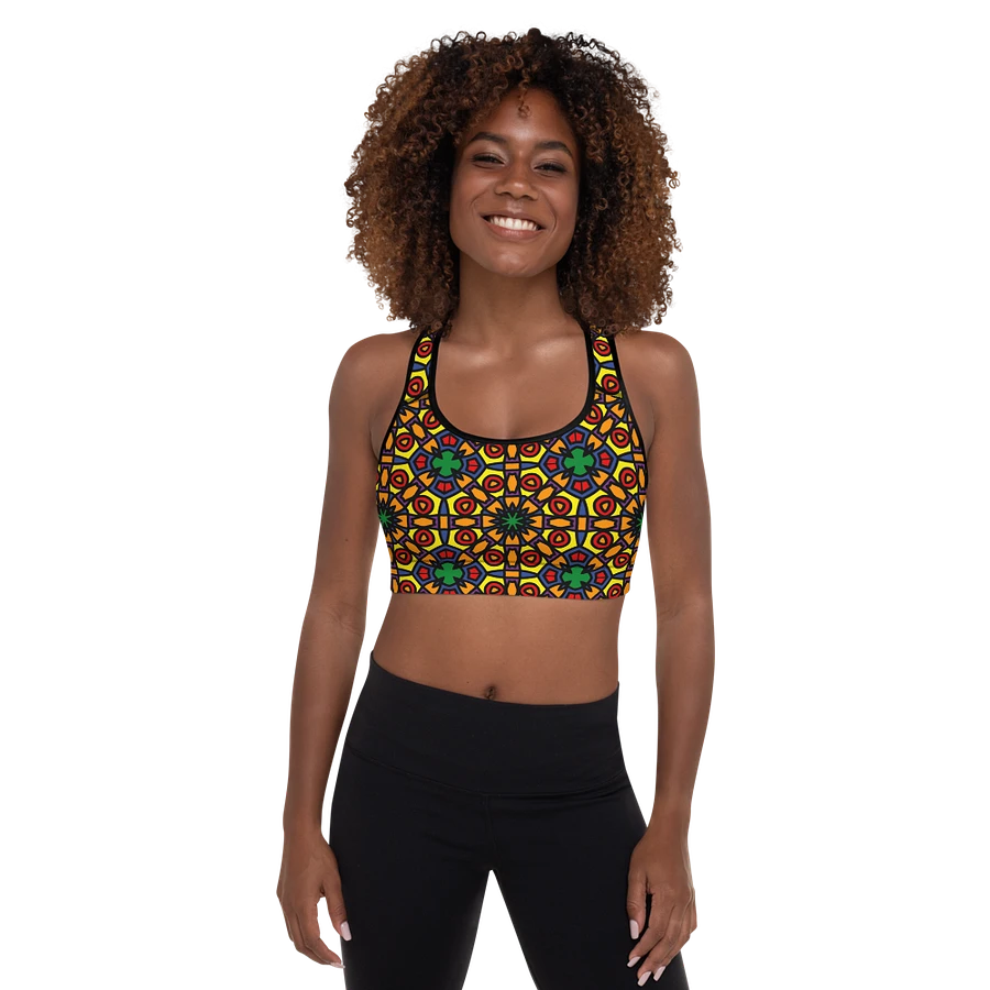 Pride Abstract (1) - Padded Sports Bra product image (1)