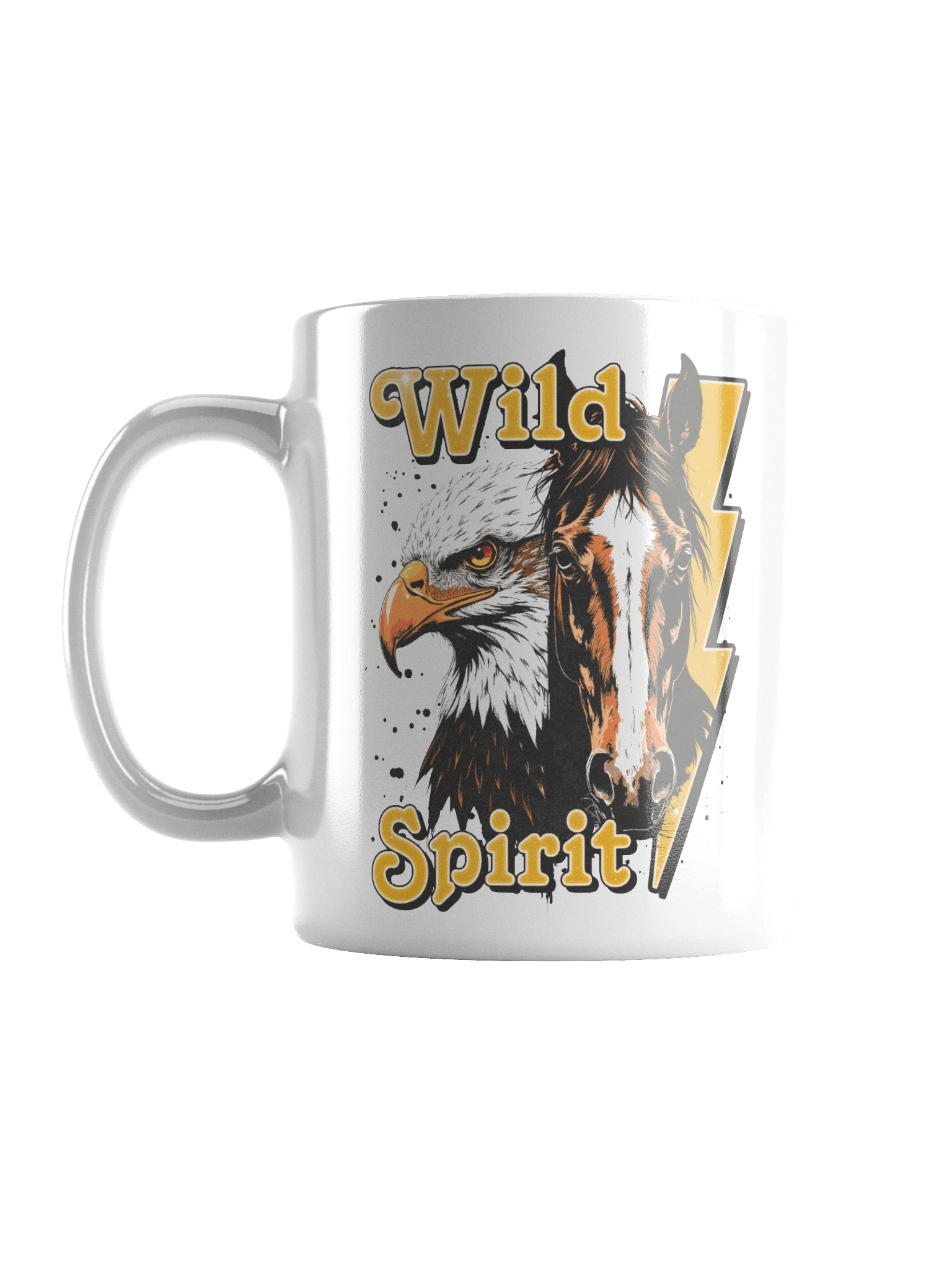 The "Wild Spirit" Eagle & Horse Mug product image (2)