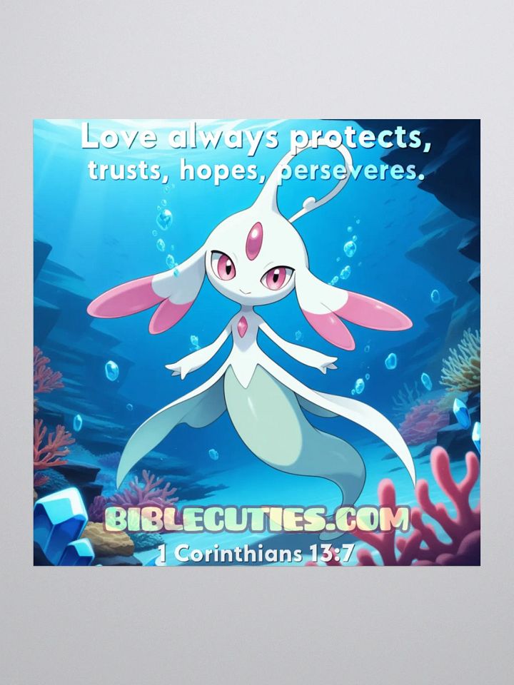 Bible Cuties Joanna - Love always protects, trusts, hopes perserveres. product image (2)