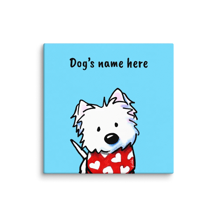 Personalized Westie Terrier Canvas Print product image (2)