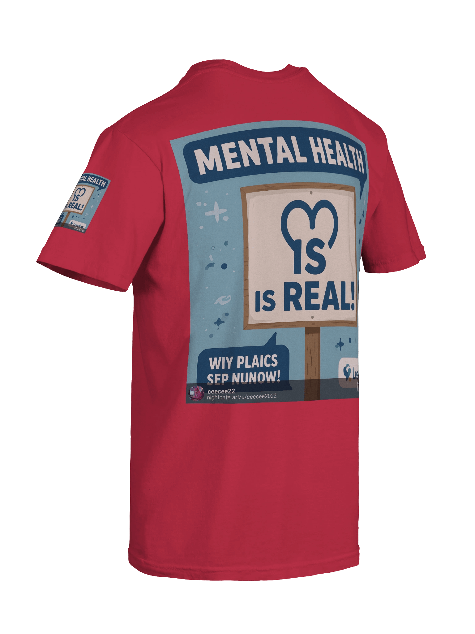Heartfelt Mental Health Advocacy Tee product image (10)