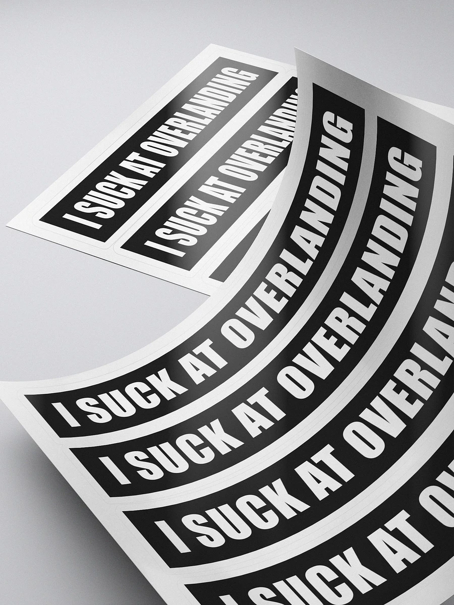 I SUCK AT OVERLANDING | Decal Sheet product image (4)