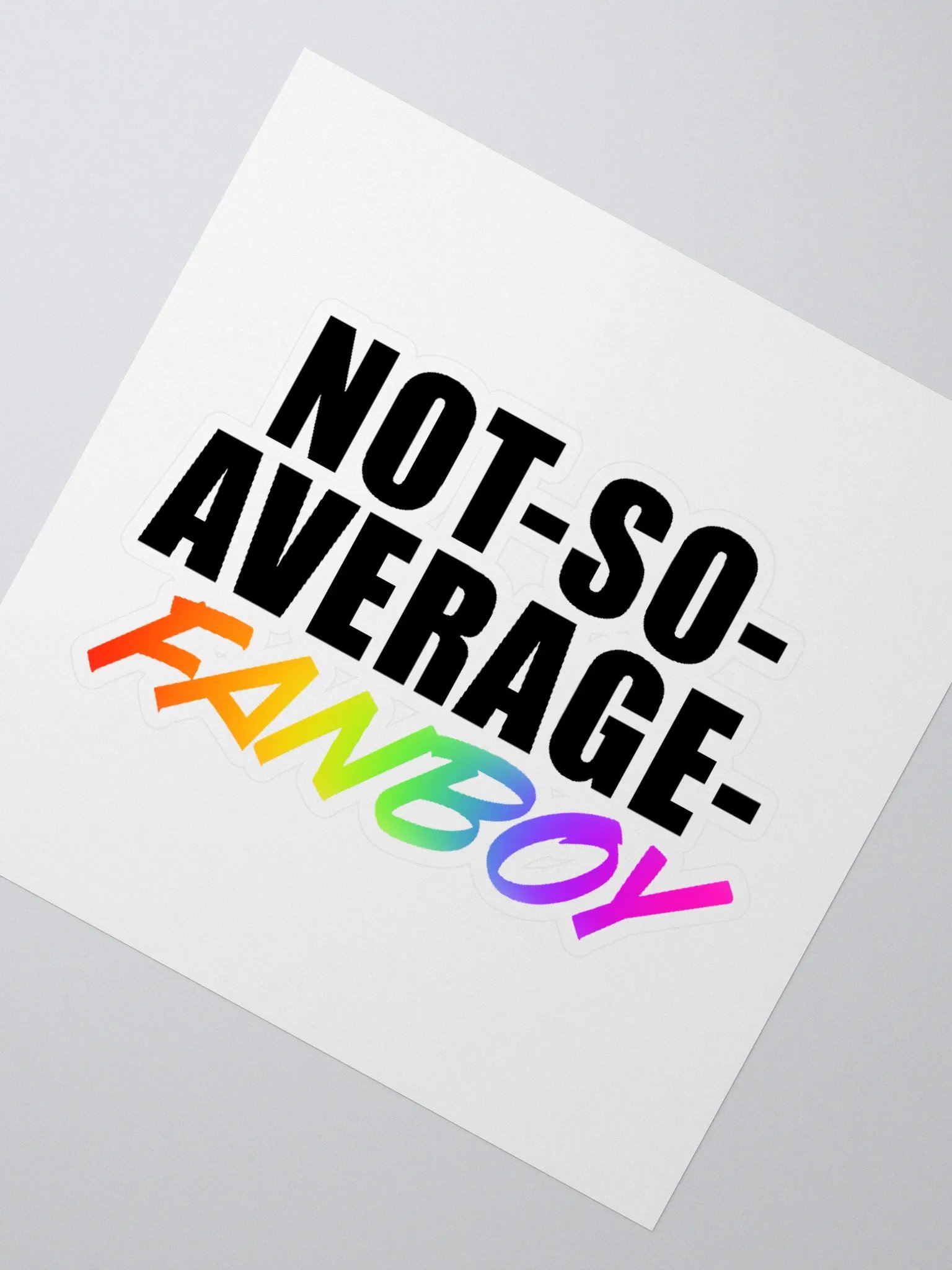 Not-So-Average-Fanboy Sticker product image (6)