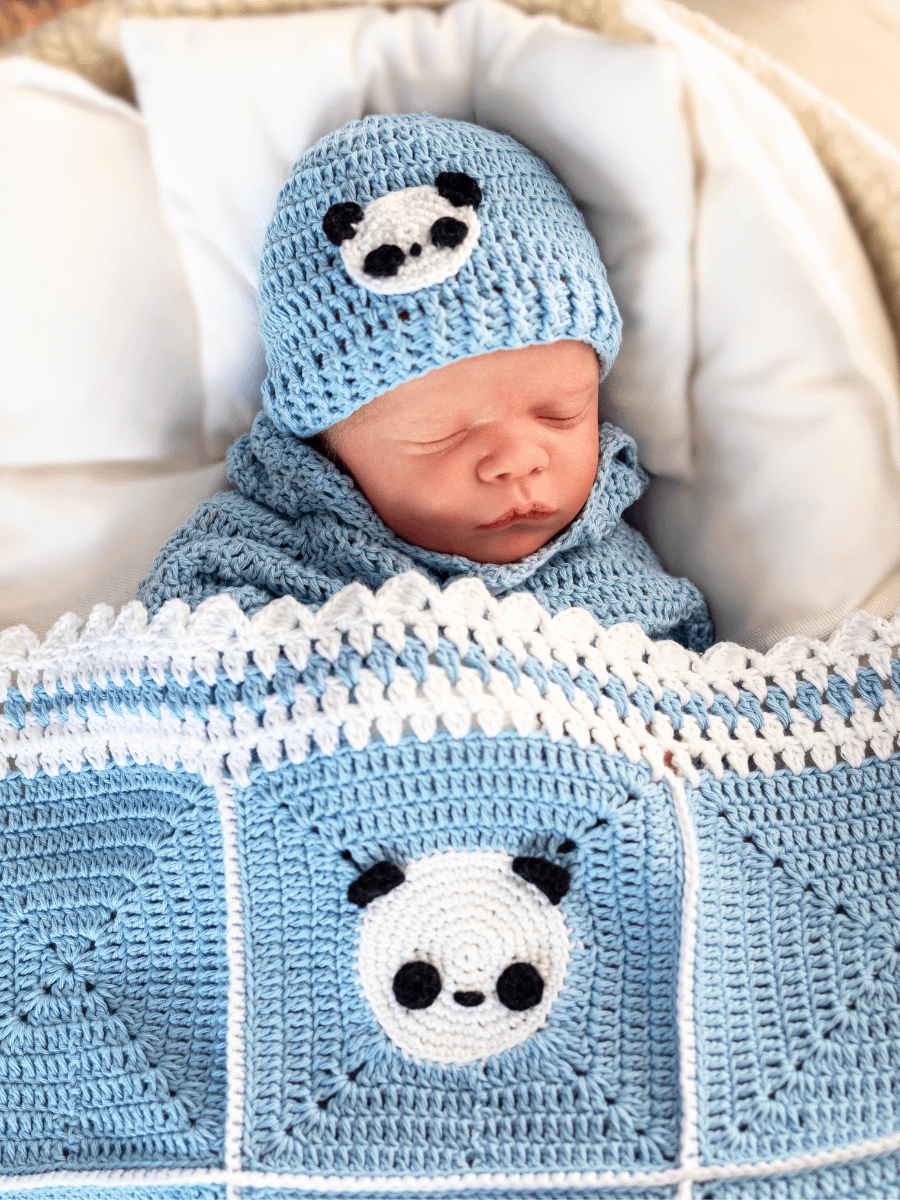 Crochet Pattern: Panda Baby Blanket product image (4)