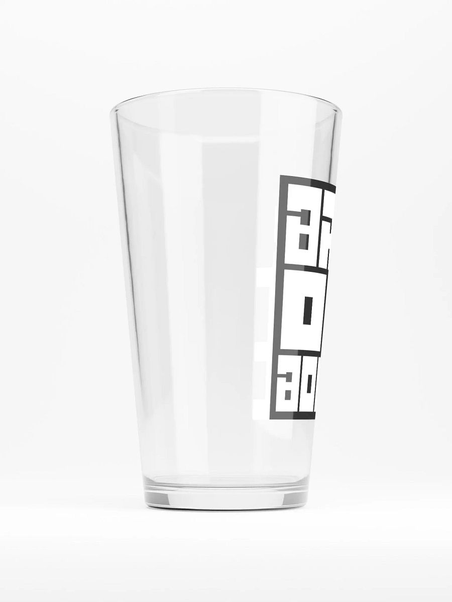 B.O.B. PINT GLASS (B&W) product image (2)