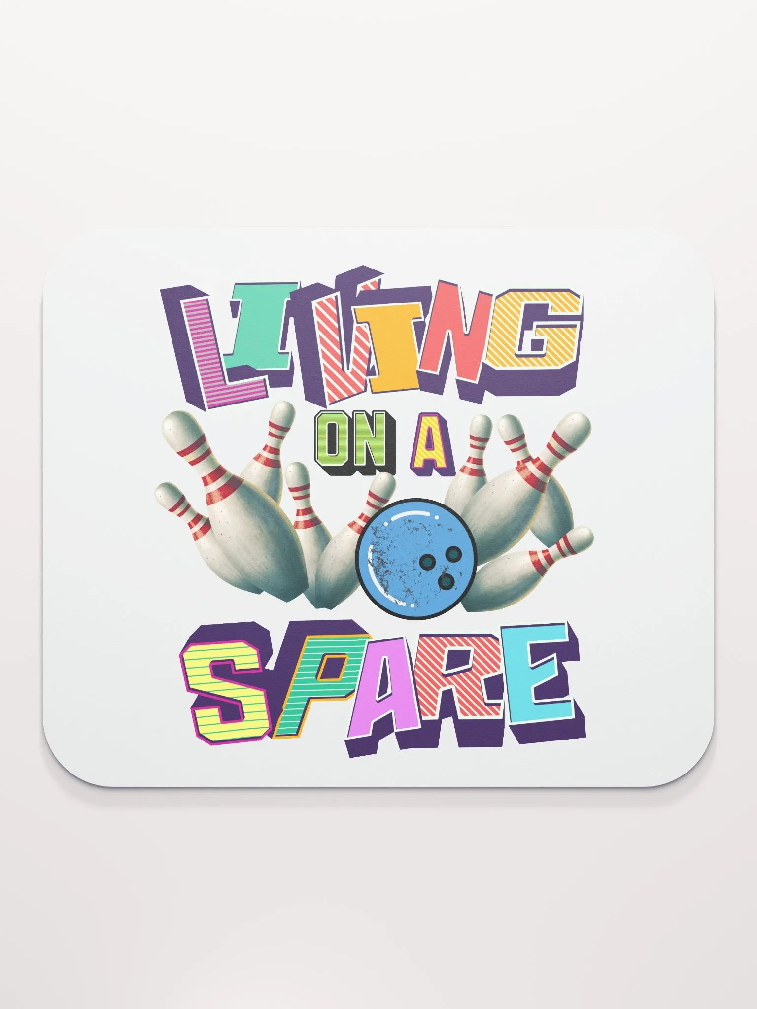 Living On A Spare Strike in Style Mouse Pad product image (2)