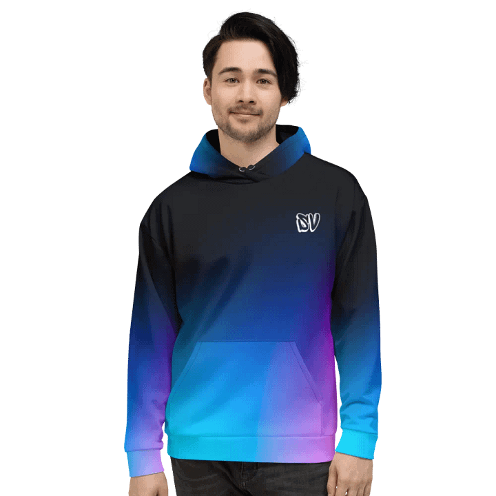 INFINTY X ZERO = ZEROE NEON COLOR FADE STYLE CG_OCE HOODIE product image (2)