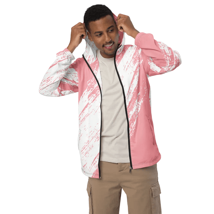Pink Whispers Unisex Windbreaker product image (1)