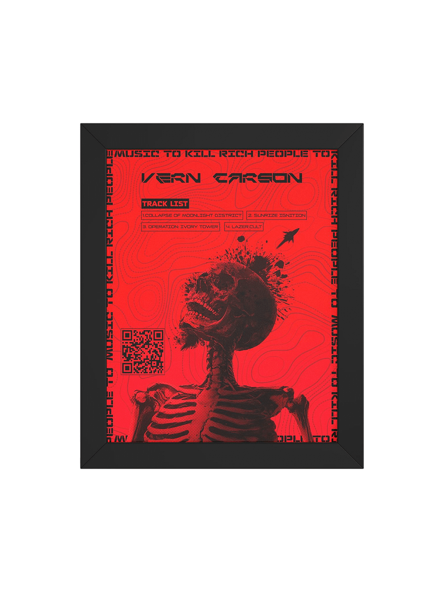 Music To Kill Rich People To - Framed Poster product image (1)