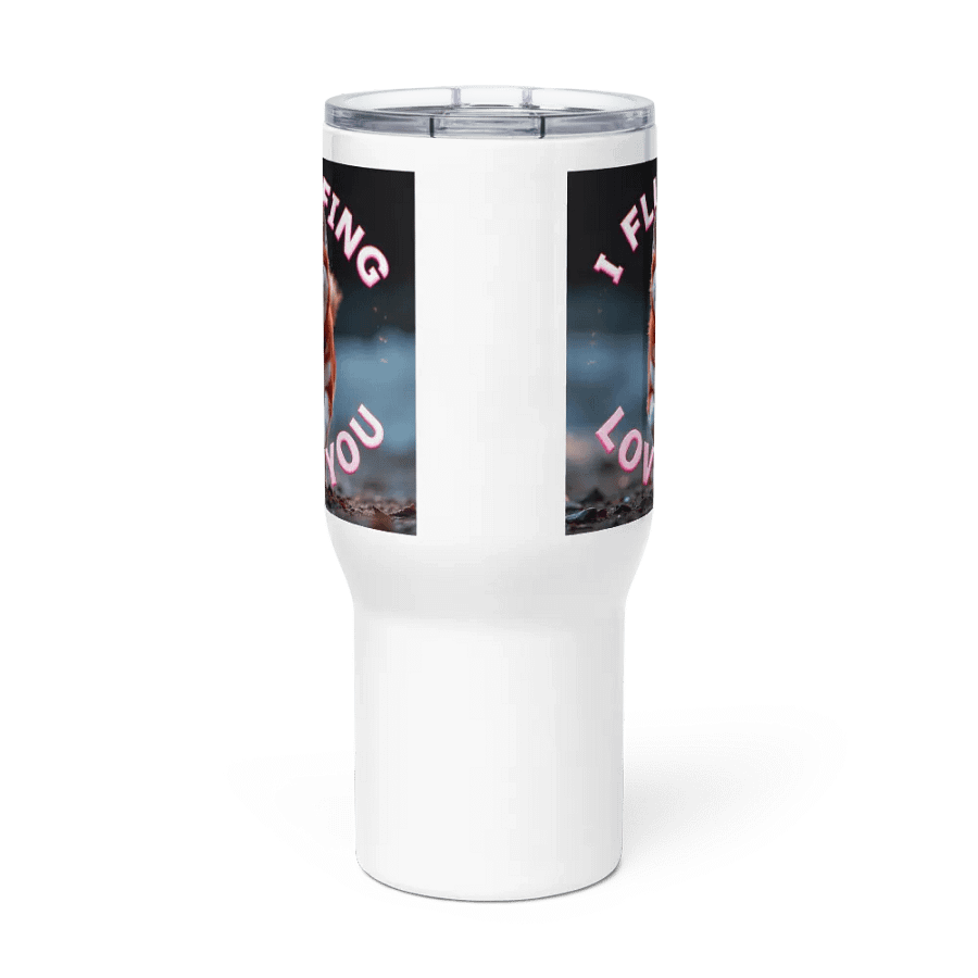 "I FLUFFING LOVE YOU" HUSKY TRAVEL MUG product image (3)
