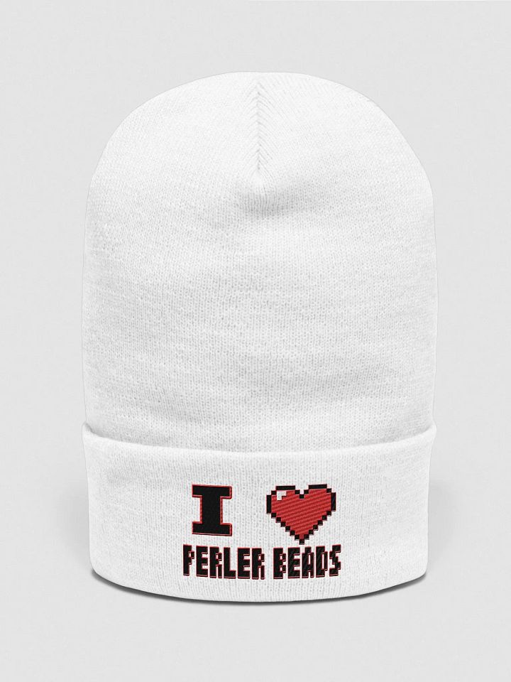I Heart Perler Bead 2 Touque product image (1)