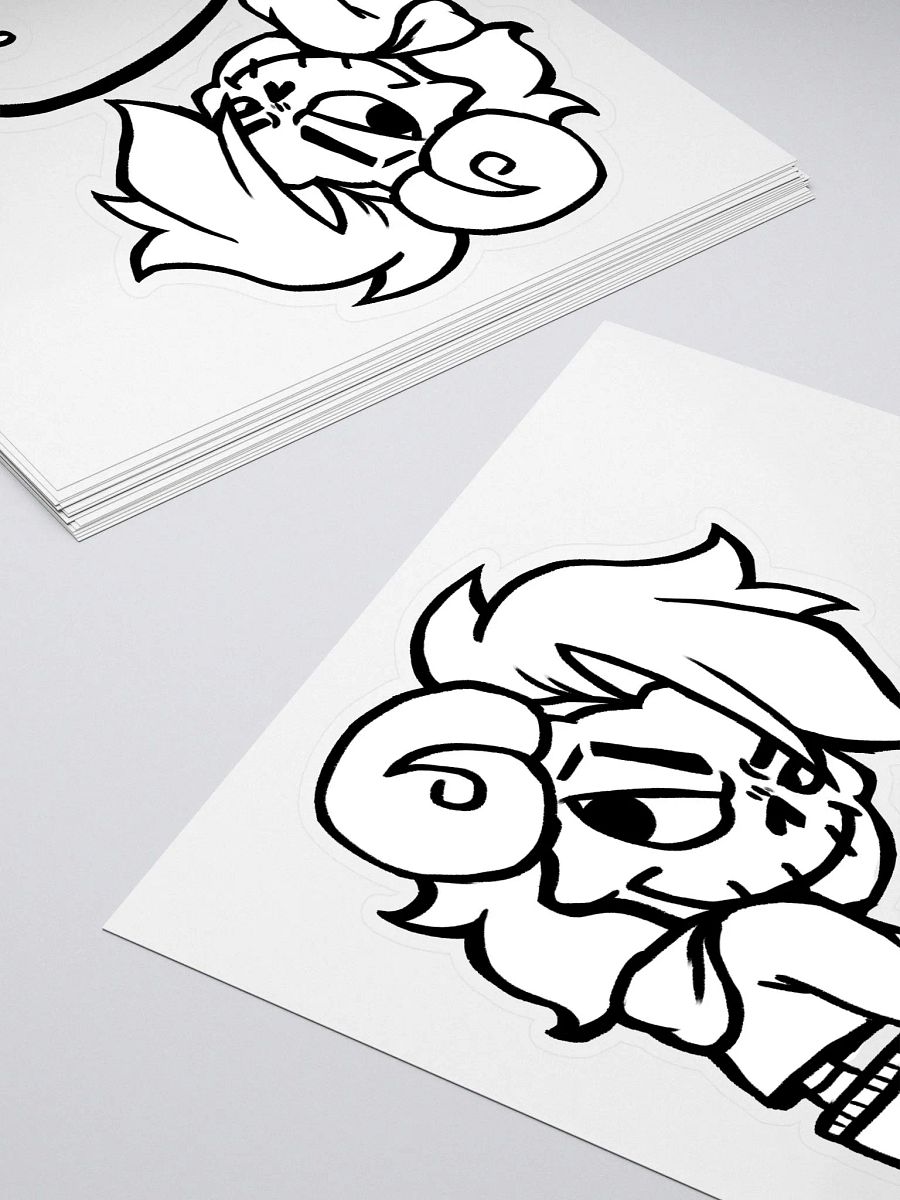 Pissin' B&W Sticker product image (4)