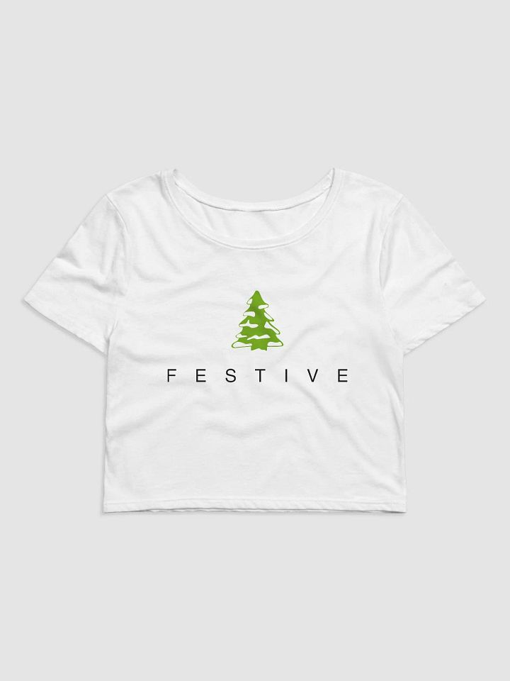 Evergreen Elegance Crop Tee product image (2)