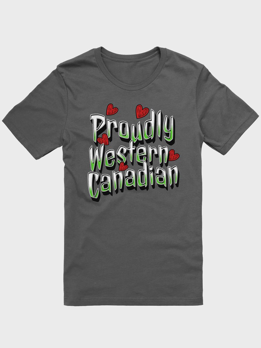 Proudly Western Canadian Pride Heart T-Shirt product image (1)