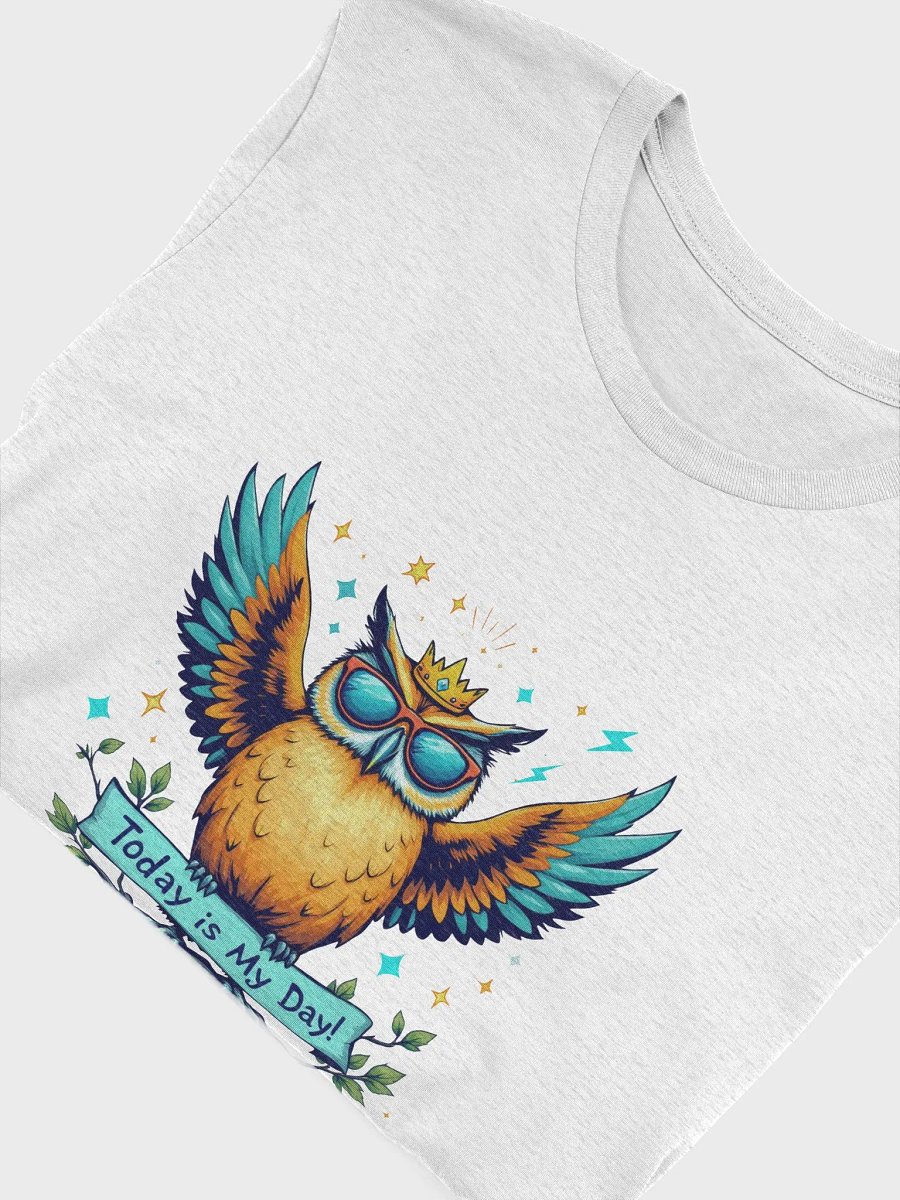 Royal Owl Celebration T-Shirt, Super Soft : Today Is My Day product image (6)