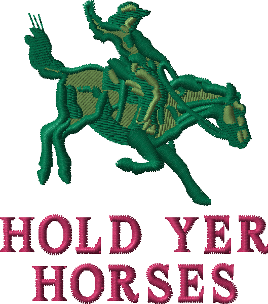 hold yer horses embroidered crewneck product image (2)