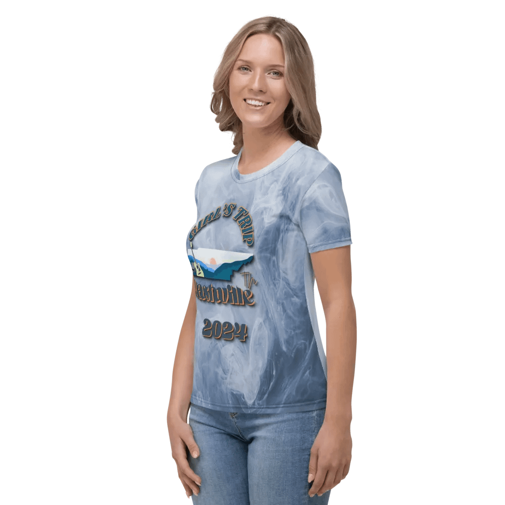 Girls Trip Nashville Tn 2024 All Over Print T-shirt product image (4)