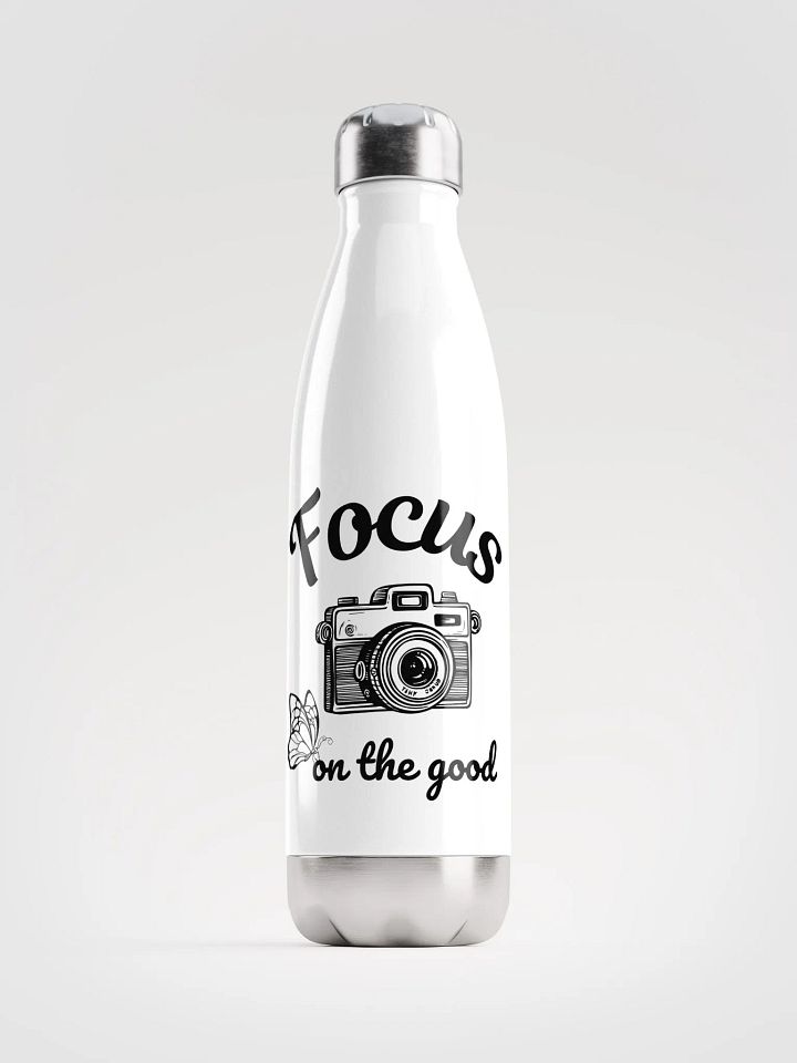 'Focus on the Good' Steel Water Bottle product image (1)