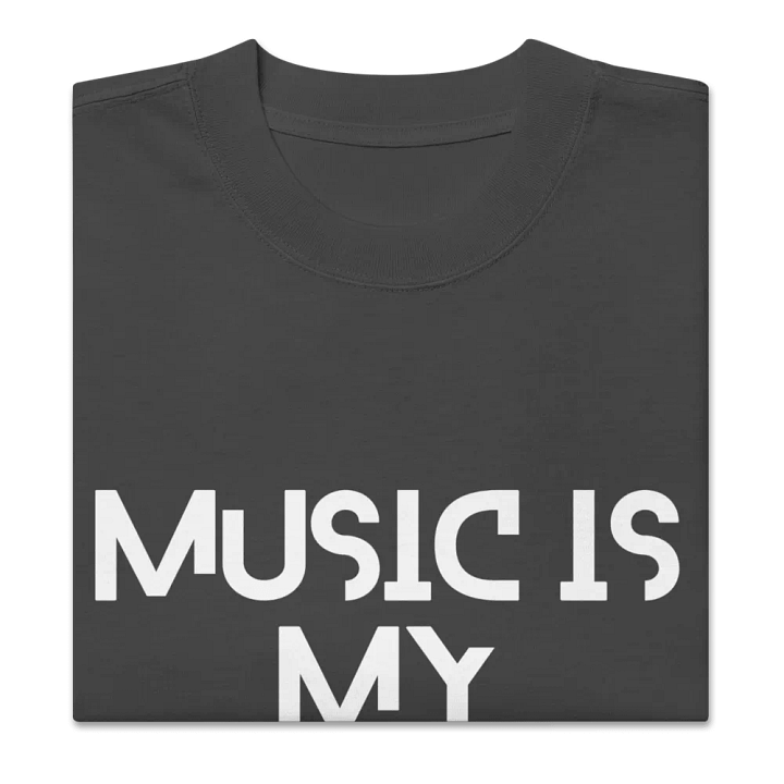 WASTED TALENT MUSIC IS MY ONLY FRIEND OVERSIZED TEE product image (2)