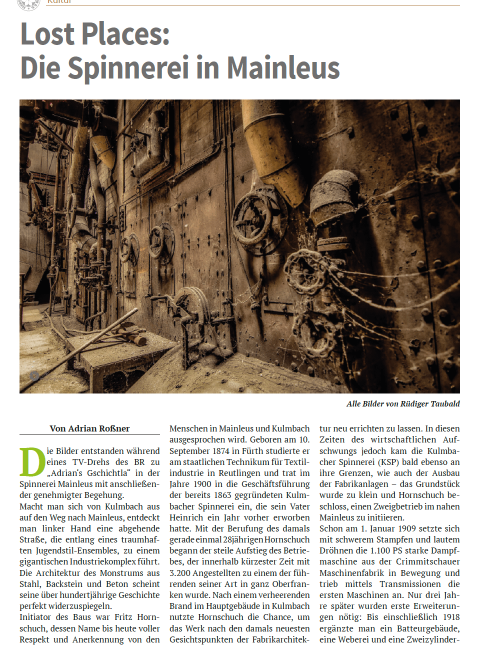 Die Kulmbacher Spinnerei in Mainleus product image (1)