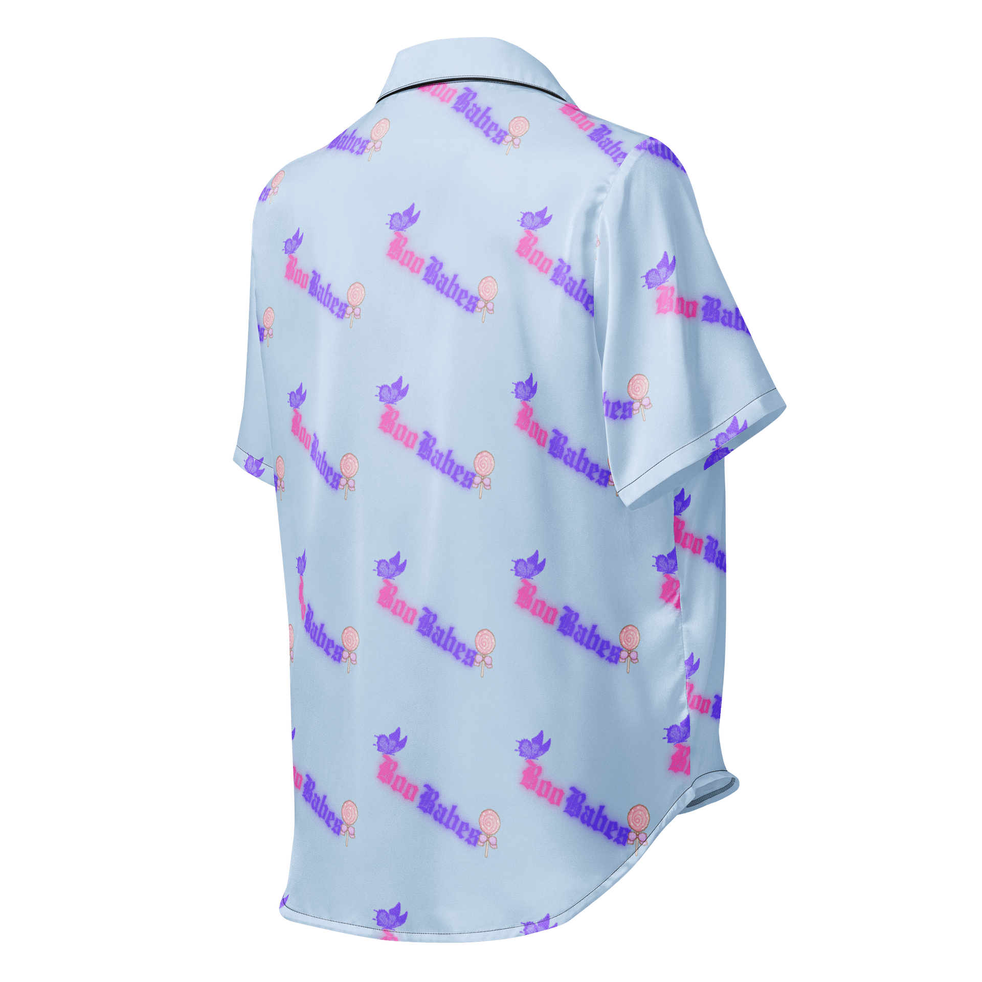 Blue Boo Babes X Ghouls Manor pajama top product image (2)