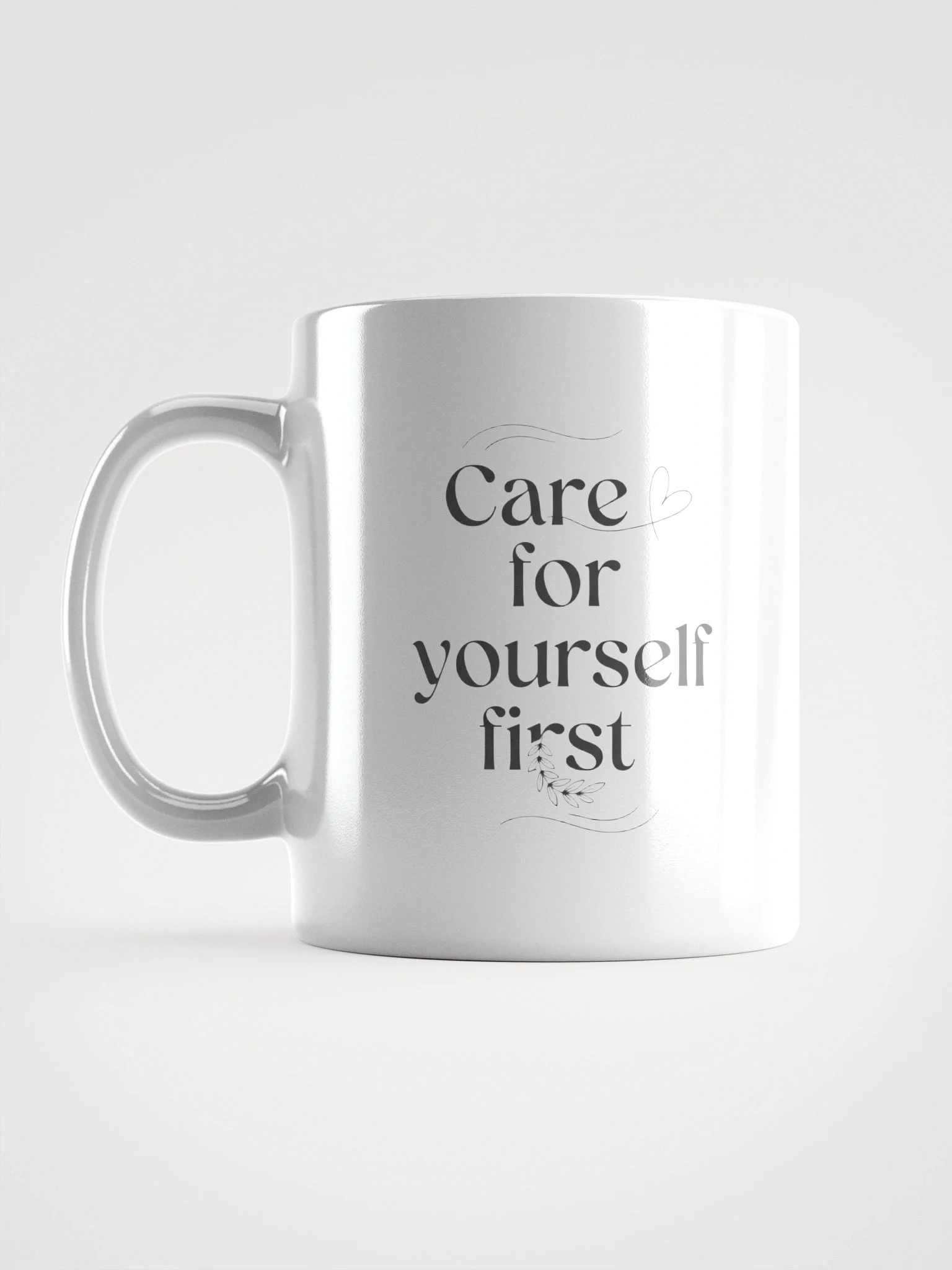 Self-Care Mug – “Care for Yourself First” Inspirational Coffee Mug | Perfect Gift for Wellness & Mindfulness product image (1)