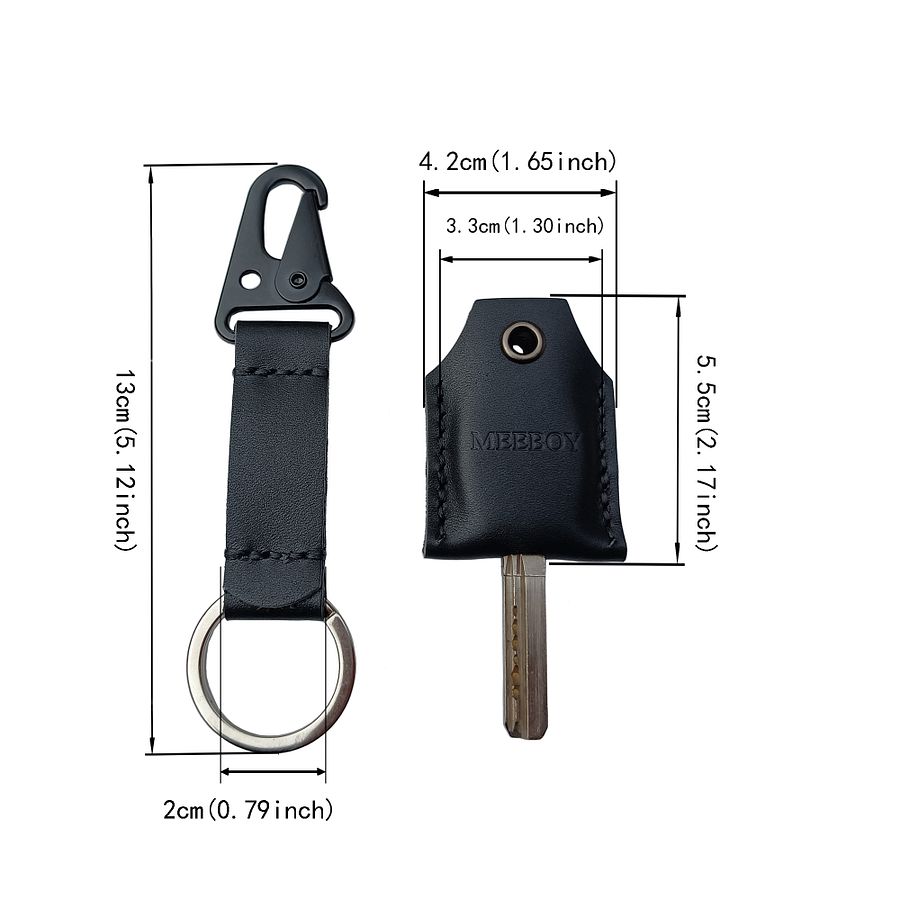MEEBOY small handmade leather house key caps,key covers cap for men and women product image (2)