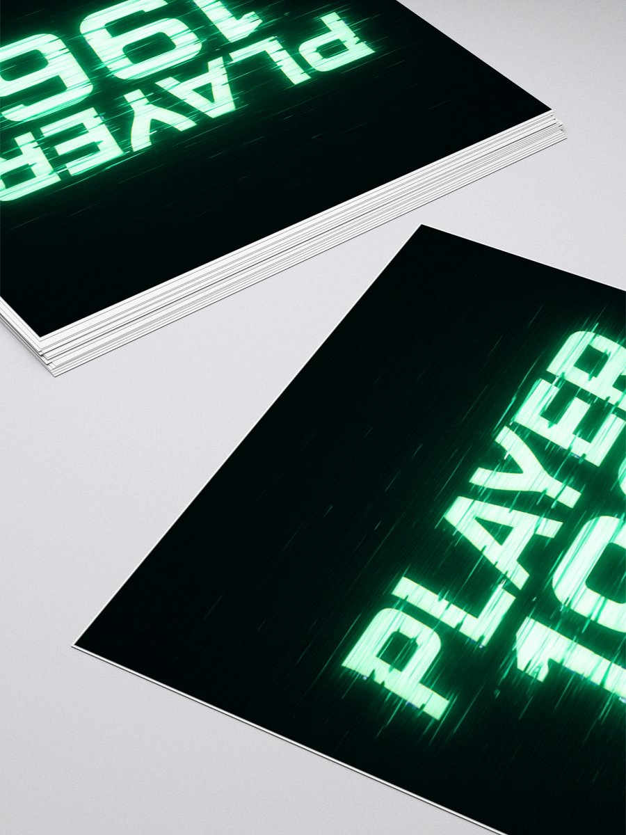 PLAYER 196 Glitchy Kiss Cut Stickers product image (8)