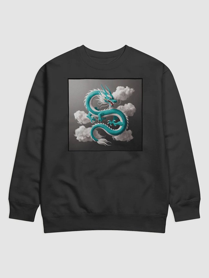 "Dragon's Fury: The Turquoise Chinese Dragon T-Shirt" product image (1)