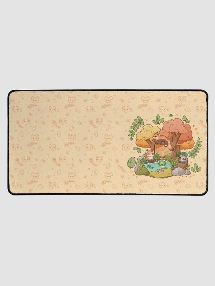 Orange Desk Mat | Woodland frens product image (1)